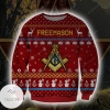 2021 Freemason Knitting Pattern 3d Print Ugly Christmas Sweater