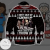 2021 I Grow Up I Throw Up 3d Print Ugly Christmas Sweater