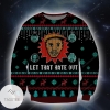 2021 Let That Hate Out Knitting Pattern 3d Print Ugly Christmas Sweater