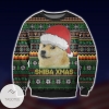 2021 Shiba Dog Meme Xmas Ugly Christmas Sweater
