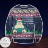 2021 Snorlax Let It Snor Ugly Christmas Sweater