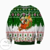 2021 The Simpsons 3d Print Ugly Christmas Sweater