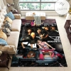 Aerosmith American Rock Band Steven Tyler Singing Vintage Living Room Area Rug Carpet  Kitchen Rug Home Decor