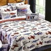 Airplane Twin Queen King Cotton Duet Cover Bedding Sets