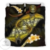 American Samoa Bedding Set - Polynesian Manta Ray Yellow