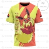 Anime Pokemon Flareon 3D T-Shirt Apparel
