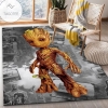 Baby Groot Movie Area Rug Living Room Rug Christmas Gift US Decor