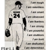 Baseball I Am Passionate I Am Tough I Am A Pitcher Poster