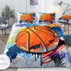 Basketball Ball Painting Cotton Bed Sheets Spread Comforter Duvet Cover Bedding Sets