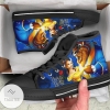 Beauty And The Beast Sneakers Couple High Top Shoes Gift High Top Shoes