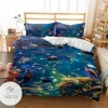 Bedding 3d Natural Scenery Underwater World Printed Bedding Sets Duvet Cover