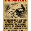 Biker The Dirt Life Poster