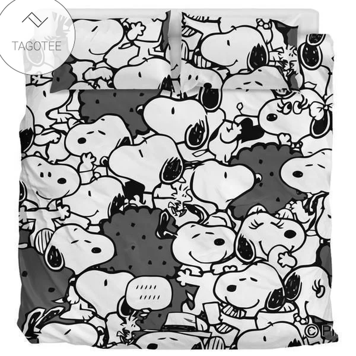 Black Snoopy - Bedding Set (Duvet Cover & Pillow Cases)