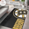 Boston Bruins Area Rug NHL Ice Hockey Team Logo Carpet Living Room Rugs Floor Decor 20022013