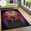 Boxer Cat Boxing Champion Area Rug For Christmas Bedroom Floor Decor Home Decor