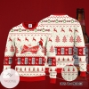 Budweiser Santa Hat Christmas Knitted Ugly Christmas Sweater