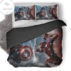 Captain America Vs Iron Man Civil War Concept Art Duvet Co