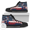 Captain Goofy Sneakers High Top Shoes American Flag High Top Shoes