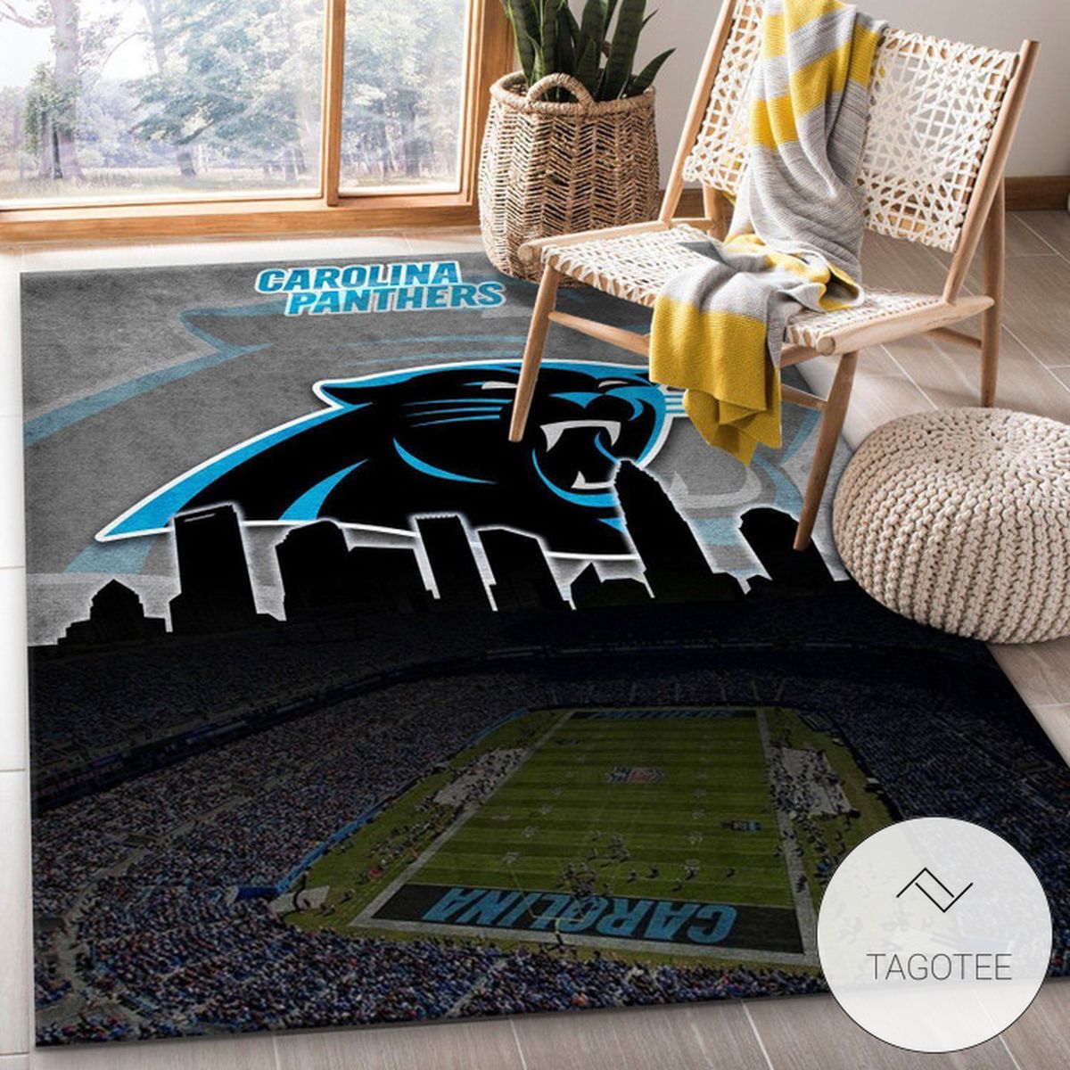 Carolina Panthers NFL Area Rug Living Room Rug US Gift Decor