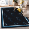 Carolina Panthers Repeat Rug Nfl Team Area Rug Carpet Bedroom Rug Family Gift US Decor