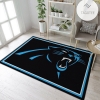 Carolina Panthers rug Football rug Floor Decor The US Decor