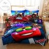 Cars On The Race Cars 2 Animated Movie Bedding Set (Duvet Cover & Pillow Cases)