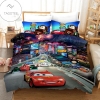 Cars On The Race Cars Animated Movie 3d Printed Bedding Set (Duvet Cover & Pillow Cases)