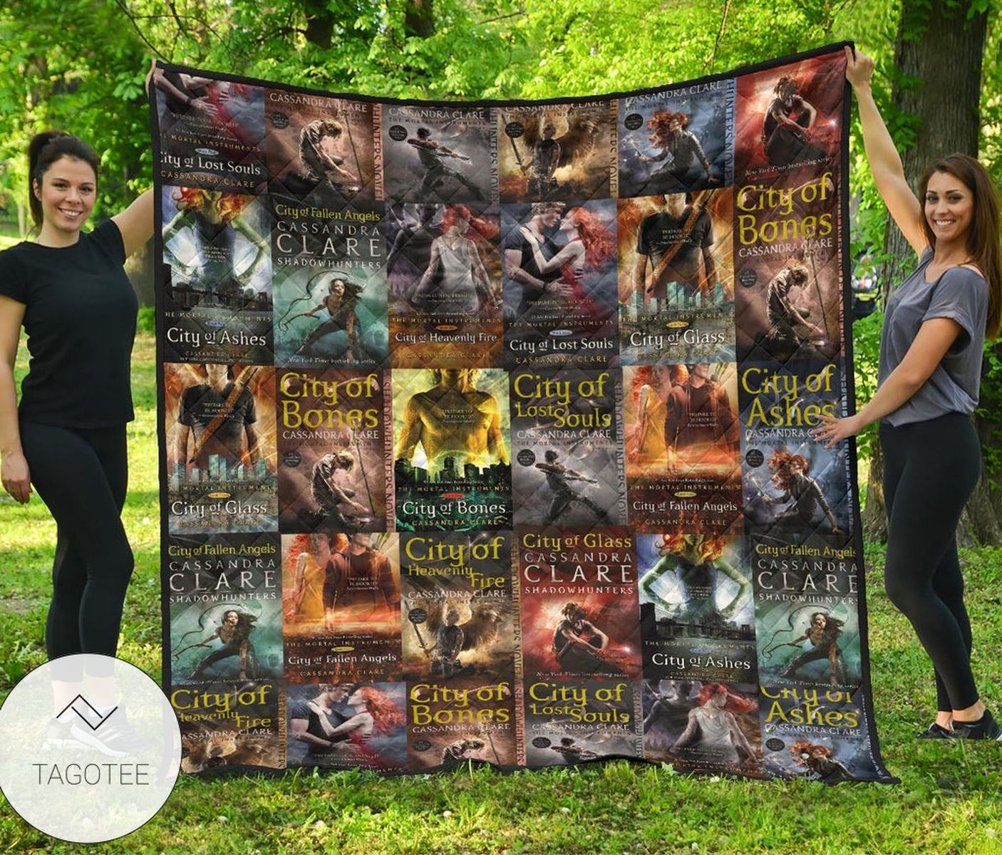 Cassandra Clare Shadowhunter Series Book Covers Quilt
