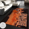 Cleveland Browns Fade Rug Nfl Team Area Rug Living Room Rug US Gift Decor
