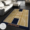 College Home Court Virginia Basketball Team Logo Area Rug Bedroom Rug Home US Decor