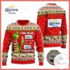 Corona Extra Beer Grinch I Will Drink Here Or There I Will Drink Everywhere Ugly Christmas Holiday Sweater