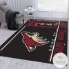 Customizable Arizona Coyotes Wincraft Personalized NHL Area Rug Bedroom Rug Floor Decor