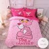 Cute Pink Panther Duvet Cover Bedding Set