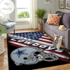 Dallas Cowboys Nfl Team Logo American Style Nice Gift Home Decor Rectangle Area Rug