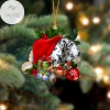 Dalmatian Sleeping In Hat Two Sides Ornament