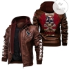 Damn Right I Am A Texans Fan Now And Forever 2D Leather Jacket