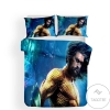 Dc Aquaman 2018-2019 Theme Pattern Printed Bedding 3pcs Bed Set
