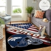 Denver Broncos Nfl Team Logo American Style Nice Gift Home Decor Rectangle Area Rug