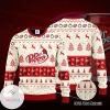 Dr Pepper Santa Hat Christmas Knitted Ugly Christmas Sweater