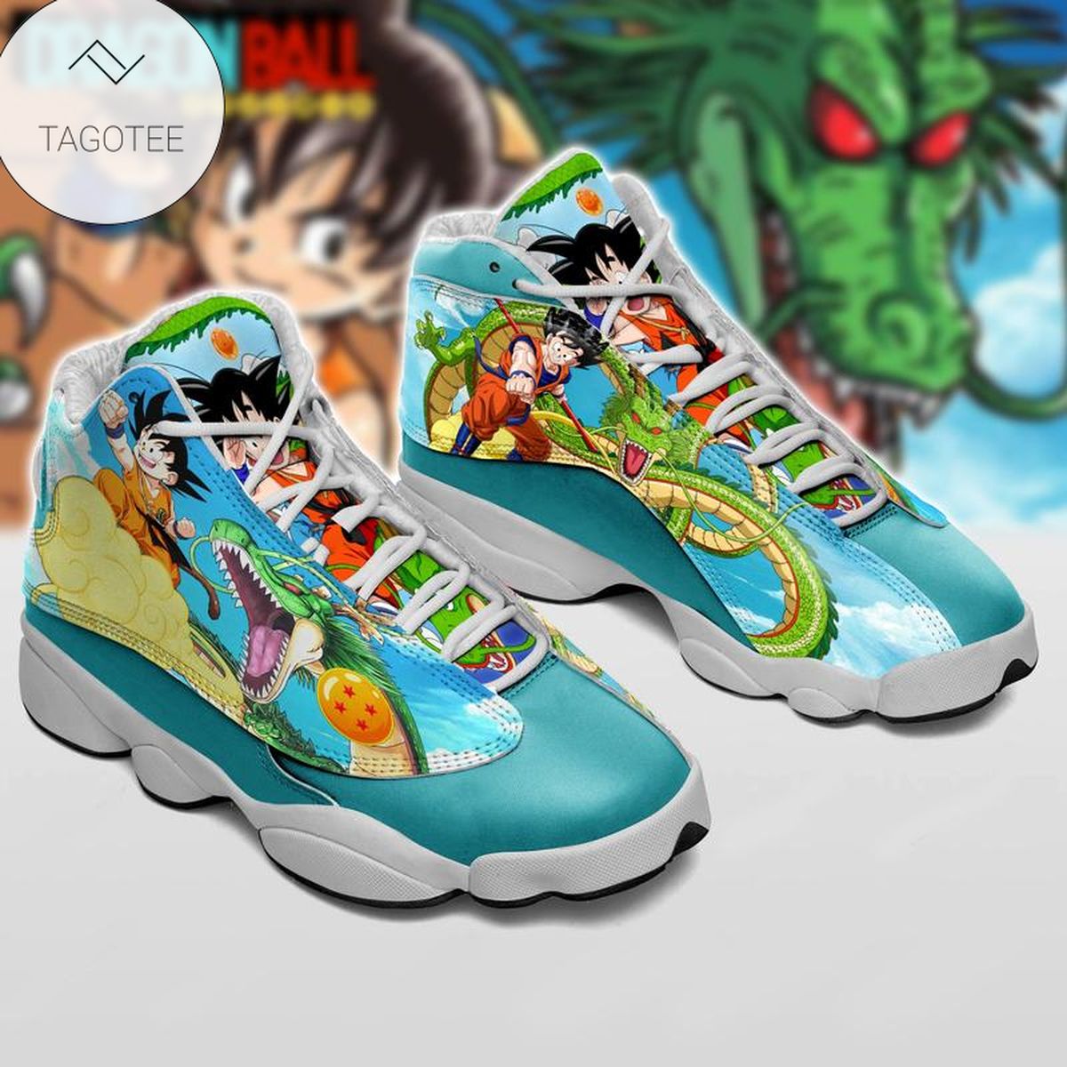 Dragon Ball Son Goku Sneakers Air Jordan 13 Shoes