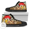 Eevee Sneakers Pokemon High Top Shoes For Fan High Top Shoes