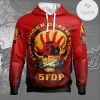 Five Finger Death Punch Rock Band Skull Red Hoodie