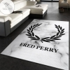 Fred Perry Rectangle Rug Fashion Brand Rug Christmas Gift US Decor