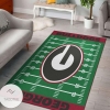 Georgia Bulldogs Area Rug Football Team Logo Carpet Living Room Rugs Floor Decor F10214