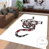 Gucci Area Rug Red Snake Hypebeast Carpet Luxurious Fashion Brand Logo Living Room  Rugs Floor Decor 07119