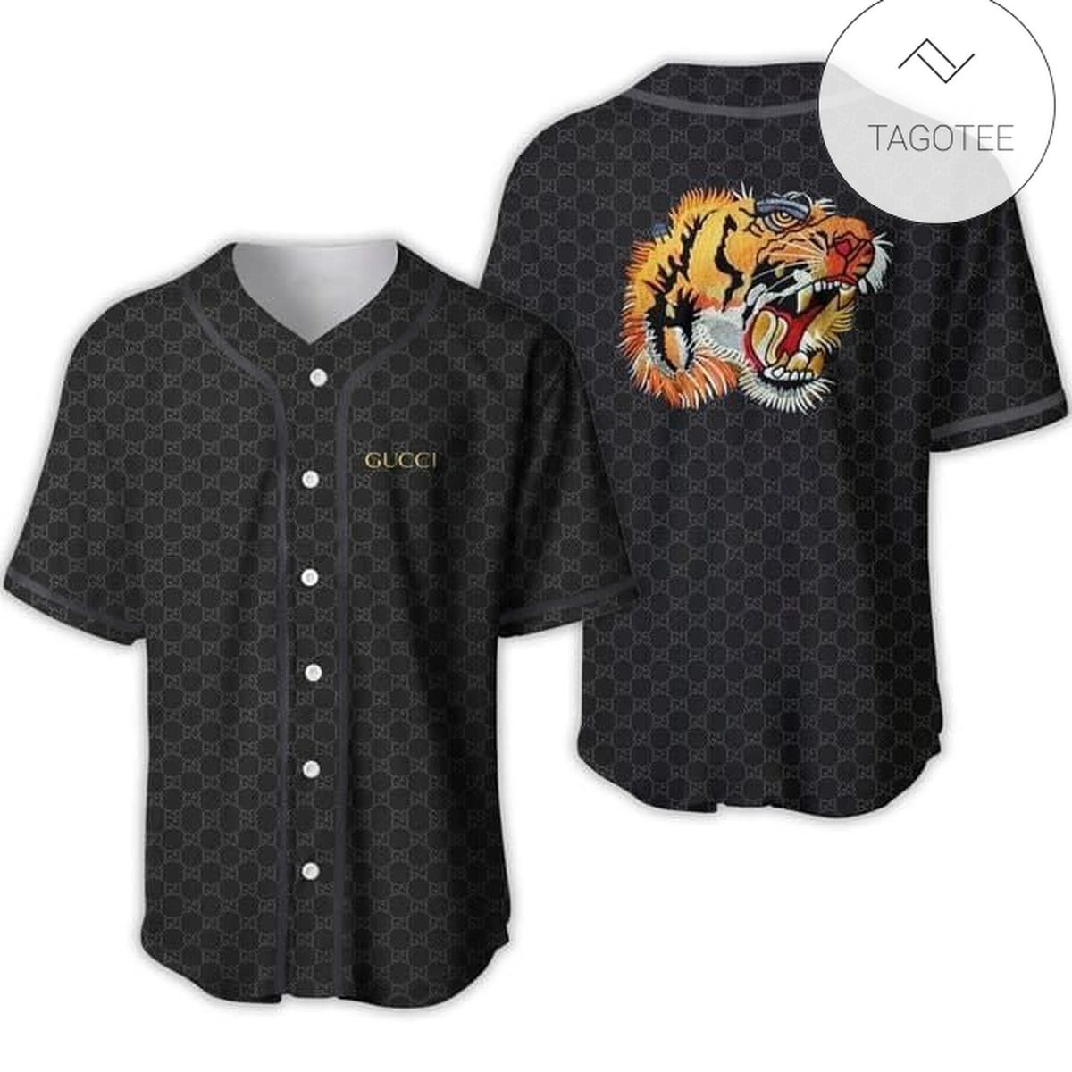 Gucci Tiger Baseball Jersey Shirt
