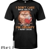 I Don't Care What Day It Is I'm Grumpy Book Owl Shirt