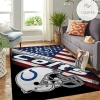 Indianapolis Colts Nfl Team Logo American Style Nice Gift Home Decor Rectangle Area Rug