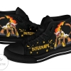 Infernape Sneakers Pokemon High Top Shoes Gift Idea High Top Shoes