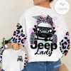 Jeep Girl Lady Leopard Sweatshirt